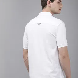 U.S. Polo Assn. Pure Cotton Brand Logo Embroidered Polo Collar Slim Fit T-shirt image 4