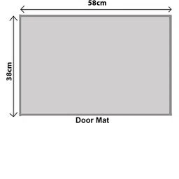 Athom Trendz Set of 2 Black Solid Anti-slip Bath Rugs image 3