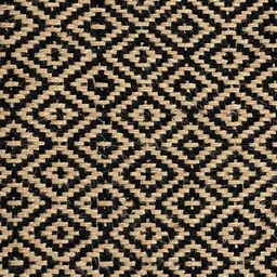 Saral Home Black & Beige Geometric Handloom Made Anti-Skid Floor Runner image 2