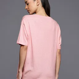 HRX by Hrithik Roshan Typography Printed Pure Cotton Yoga T-shirt image 5