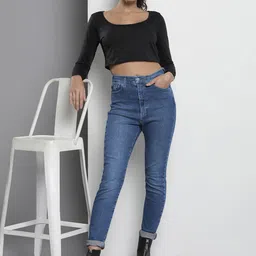 Tommy Hilfiger Women Super Skinny Fit High-Rise Light Fade Stretchable Jeans image 4