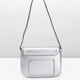 Allen Solly Women Solid Satchel image 4