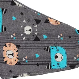 Tossido Kids Grey Pack Of 3 Reusable 3-Ply Cloth Masks image 4