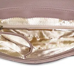 FLYING BERRY Mauve Self Design Sling Bag image 5