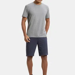 Jockey Men Charcoal Grey Solid Lounge Shorts image 3