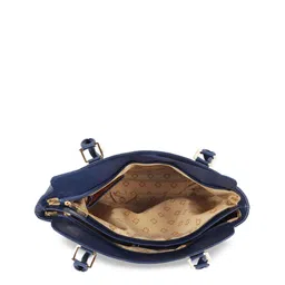 Metro Blue Textured Shoulder Bag image 4