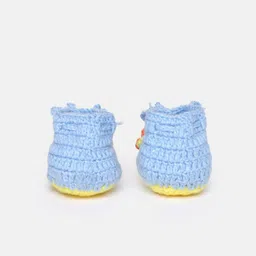 CHUTPUT Unisex Kids Pack of 2 Crochet Booties image 5