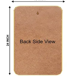 SAF Beige & Grey Abstract Printed Wooden Wall Art image 4