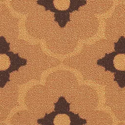 BIANCA Set of 2 Brown & Orange Printed Anti-Skid Doormats with HD Rubber Backing image 5