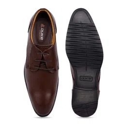 Duke Men Brown Solid Formal Derbys image 2