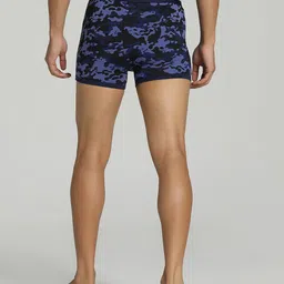 Puma Men Pack of 2 Blue Printed Stretch Camo Trunks image 4