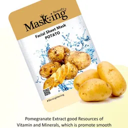MasKing Unisex Pack of 5 Beauty Facial Sheet Mask - 20 ml image 3