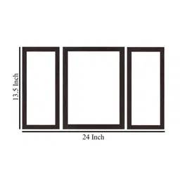 WENS Set Of 3 Brown & Blue Lord Shiva MDF Wall Paintings image 3