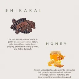 Khadi Natural Set Of 2 Shikakai & Honey Hair Cleanser - 210ml Each image 5