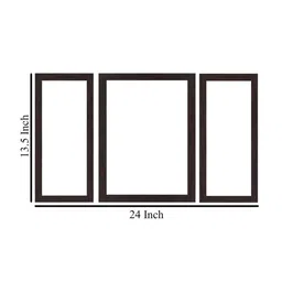 WENS Set of 3 Orange & Brown Tree Scenary MDF Wall Paintings image 4