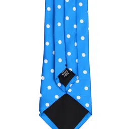 Tossido Blue Printed Broad Tie image 3