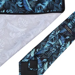 Tossido Men Blue & Black Printed Accessory Gift Set image 5