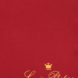 Louis Philippe Men Red Solid Silk Pocket Square image 3