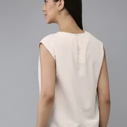 van heusen woman Van Heusen Gathered Sleeveless Top image 2