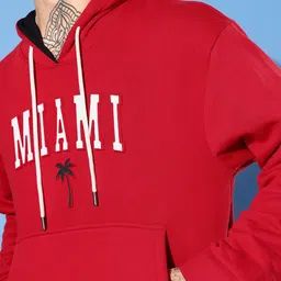 DILLINGER Men Typography Printed Hooded Sweatshirt image 5