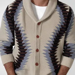 Mast & Harbour Men Printed Cardigan-picture-11