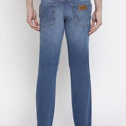 Wrangler Men Blue Slim Fit Mid-Rise Clean Look Jeans image 4