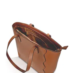 Accessorize Women Wavy Stitch Tote image 3