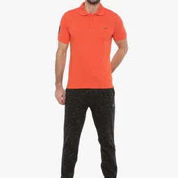 Force NXT Men Black Solid Slim-Fit Joggers image 4