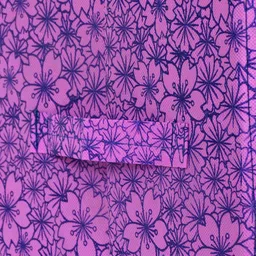 Kuber Industries Set Of 2 Purple & Pink Floral Printed Shirt Stacker Organisers With Handles image 5