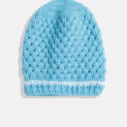 CHUTPUT Kids Set of 2 Grey & Blue Crochet Beanie image 4
