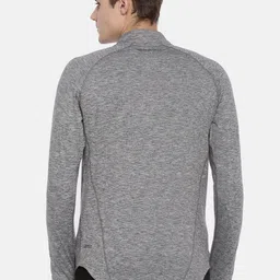 Van Heusen Men Grey Solid Swift Dry Odour Shield Active Jacket image 4