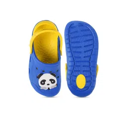 Yellow Bee Boys Blue & Yellow Clogs image 3