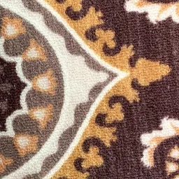 Athom Trendz Brown & Yellow Printed Anti-slip Doormat image 4