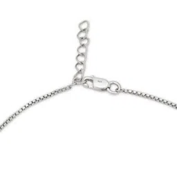 Zavya Rhodium-Plated Artificial Stones Anklet image 2
