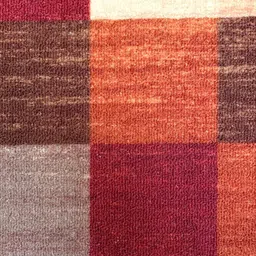 Athom Trendz Brown & Beige Checked Anti-Skid Doormat image 4