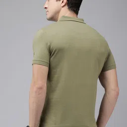 Pepe Jeans Typography Printed Polo Collar Pure Cotton T-shirt image 4