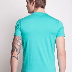 Force NXT Men Solid Round Neck Super Combed Cotton T-Shirt image 5