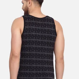 SPORTO Pack Of 2 Cotton Sleeveless Innerwear Vests SP-VE-705-OL-BLK-2P-S image 5