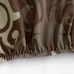 Cortina Set Of 4 Brown & Beige Printed Chair Covers image 2