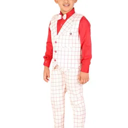 BAESD Checked 3 Piece Suit image 4