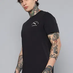 Puma Typography Printed Pure Cotton T-shirt image 2