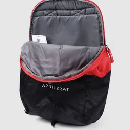 Aristocrat Unisex Black & Red Backpack image 5