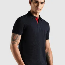 Tommy Hilfiger Polo Collar Pure Cotton T-shirt image 2