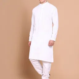 SHOWOFF Men Regular Kurta with Trousers image 4