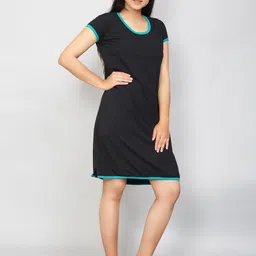 SillyBoom Women Black & Blue Maternity Tunic image 4