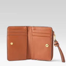 MANGO Women Textured Zip Around Wallet image 4