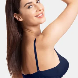 Tweens Pack Of 2 Blue Solid Non-Wired Non Padded Everyday Bras TW-9285 image 5