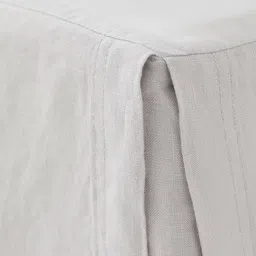 H&M Grey Linen-Blend Valance image 5