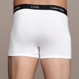 Calvin Klein Underwear Men Solid Trunk NB3403100-100-WHITE image 4