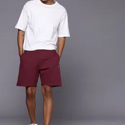 HRX by Hrithik Roshan Men Solid Regular Fit Shorts image 2